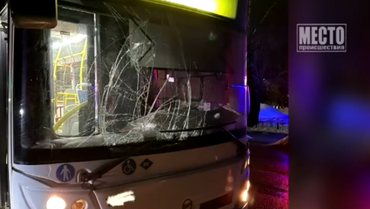 Автобус сбил пешехода на ул. Горького