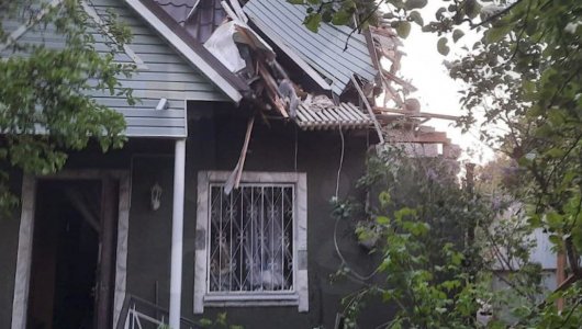 Сбитый БПЛА в Подмосковье обломками разрушил частный дом 