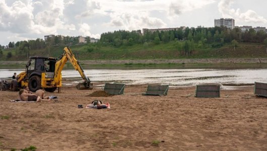 В Кирове официально открыли городской пляж