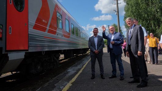В Кировской области запустили новый поезд