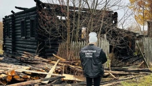 Следком назвал предполагаемую причину смертельного пожара в Омутнинском районе