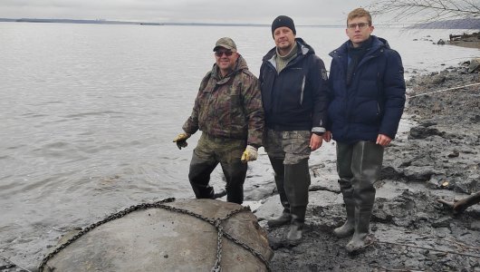 Останки древнего ящера нашли на берегах Волги