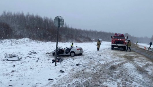 Женщина и ребёнок погибли в аварии в Афанасьевском районе 