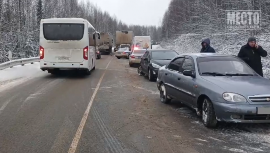 Массовое ДТП в Цепелях. Три пострадавших