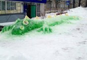 9-метрового дракона слепили в Рудничном. Собрали снежные шедевры жителей Кирова и области 