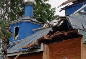 Храм в Кировской области разрушен сильным ветром и упавшими деревьями