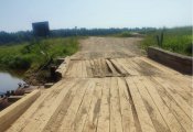 В Афанасьевском районе сломался понтонный мост 