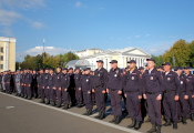 На Театральной площади будут награждать полицейских и задерживать условных преступников