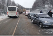 Массовое ДТП в Цепелях. Три пострадавших